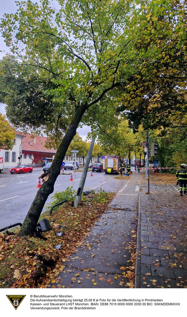 FW-M: Nicht mehr standsicher (Sendling)