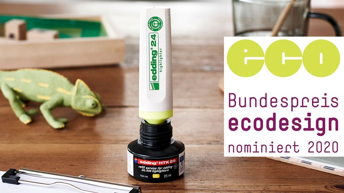 edding EcoLine - nominiert für den Bundespreis Ecodesign 2020