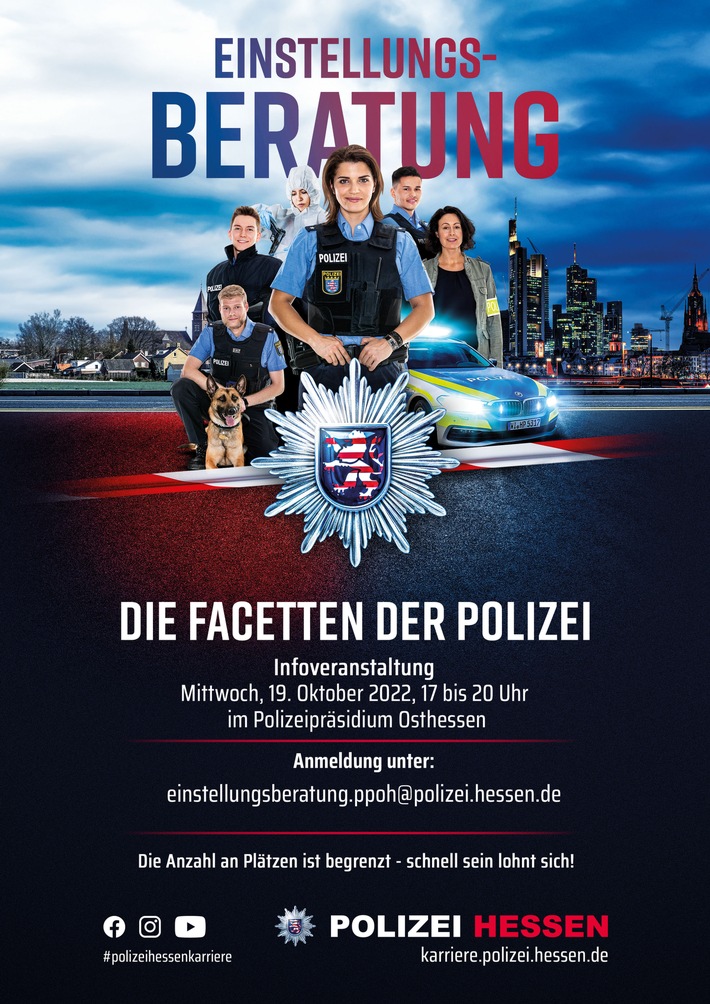 POL-OH: Duales Studium bei der Polizei Hessen? Jetzt anmelden für die Infoveranstaltung