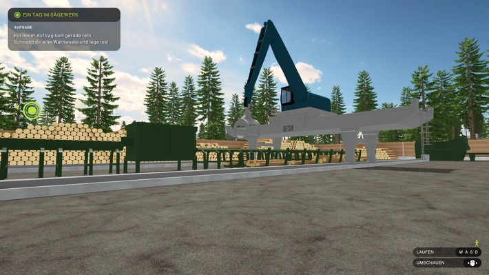 Neues Simulationsspiel macht Berufe der Säge- und Holzindustrie erlebbar