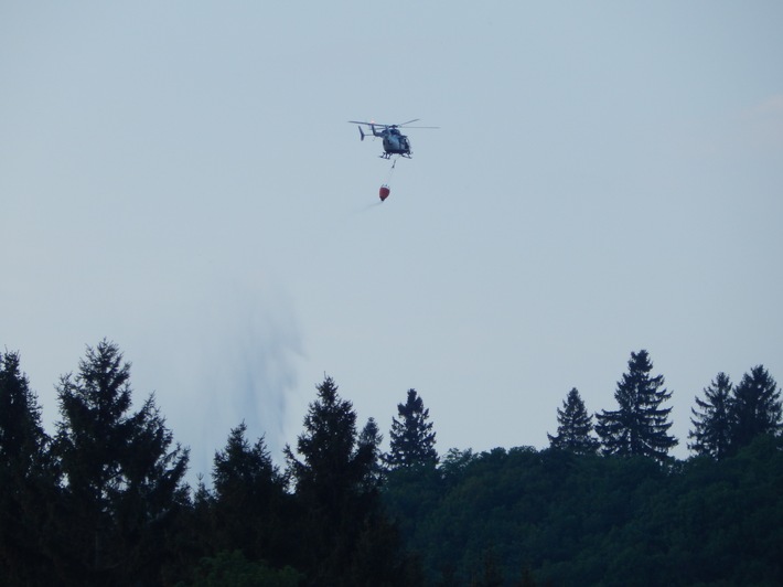 POL-PDMY: Flächenbrand im Waldgebiet Kesseling