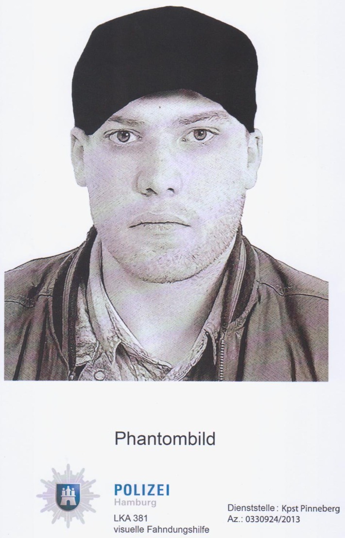 POL-SE: Quickborn: Kriminalpolizei fahndet mit Phantombild nach Angreifer