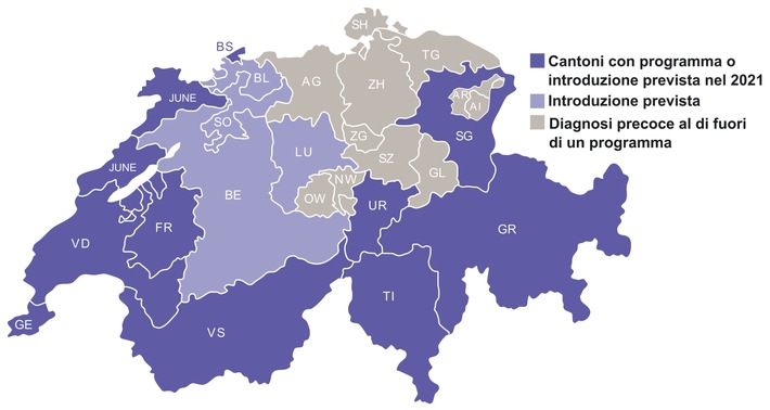 Screening del cancro colorettale: in vigore gli standard di qualità per la Svizzera