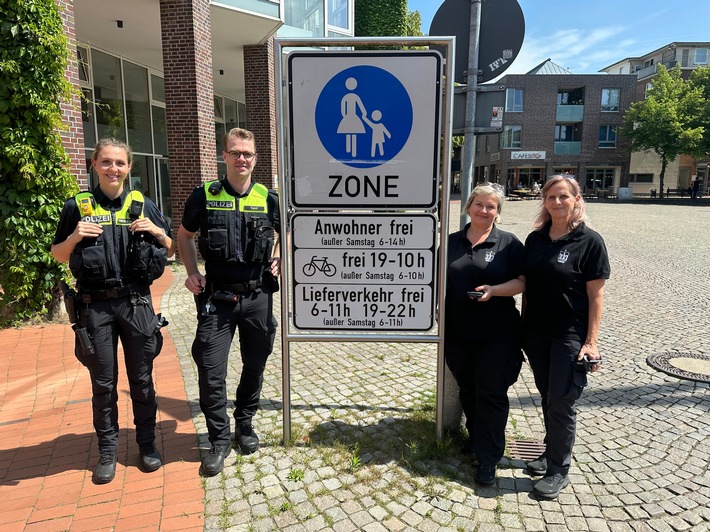 POL-ROW: ++ Gemeinsame Kontrollen: Polizei und Ordnungsamt sorgen für Sicherheit in der Innenstadt ++ Zeugenaufruf: Verkehrsunfallflucht in Brockel/Wensebrock ++