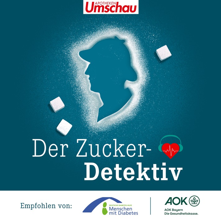 Neu ab 1. Juli: 14-täglicher Podcast "Der Zuckerdetektiv" für Menschen mit Diabetes Typ 2 / Alltagshilfe bei Fragen und Vorurteilen / Host Sabine Pusch spricht mit Expert:innen und Betroffenen