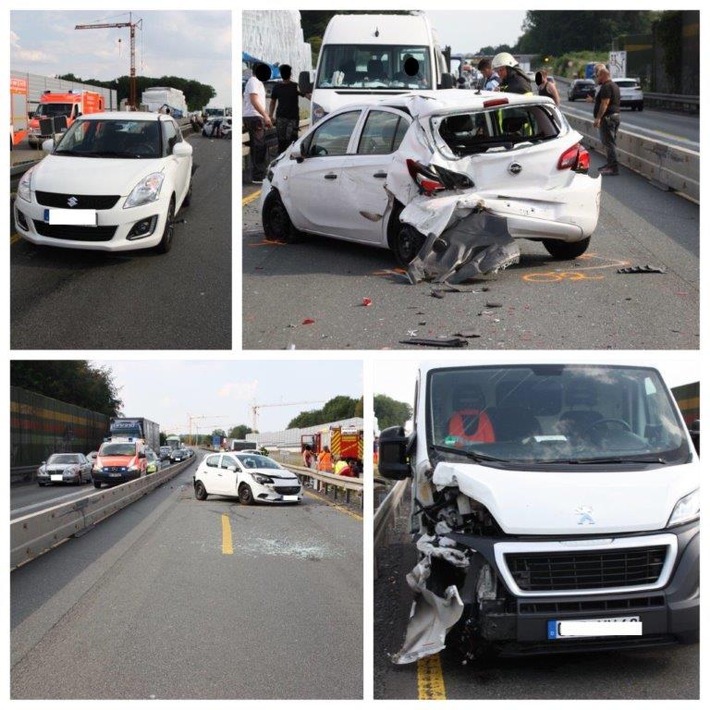 POL-MS: Auffahrunfall auf der A 43 - Stau in Richtung Münster