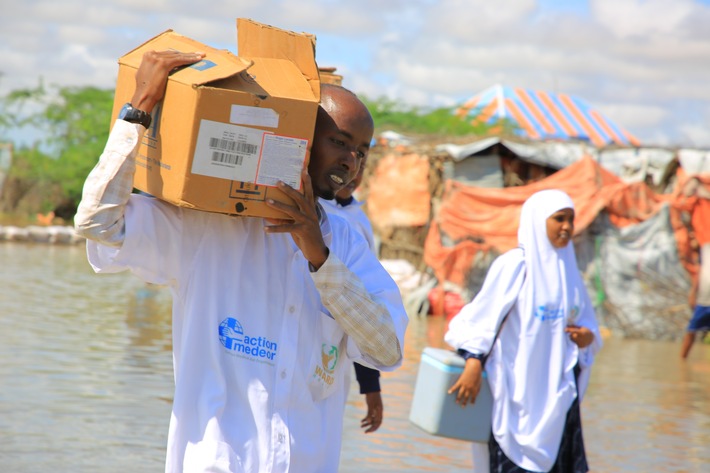action medeor leistet Hilfe nach Überschwemmungen in Somalia