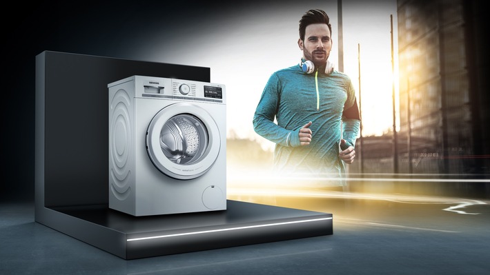 Siemens Hausgeräte bewirbt Extraklasse Waschmaschine