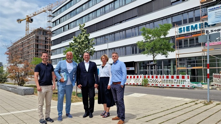 Freiburg Zollhallen – Gebietsentwicklung Q10 der BPD Immobilienentwicklung GmbH kurz vor Fertigstellung