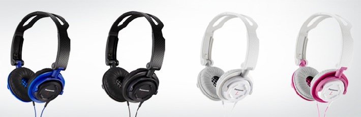 Passt in jede Jackentasche: Street-Kopfhörer DJS150 von Panasonic / Der faltbare On-Ear-Kopfhörer lässt sich komfortabel überall mit hinnehmen - die perfekte Begleitung für unterwegs