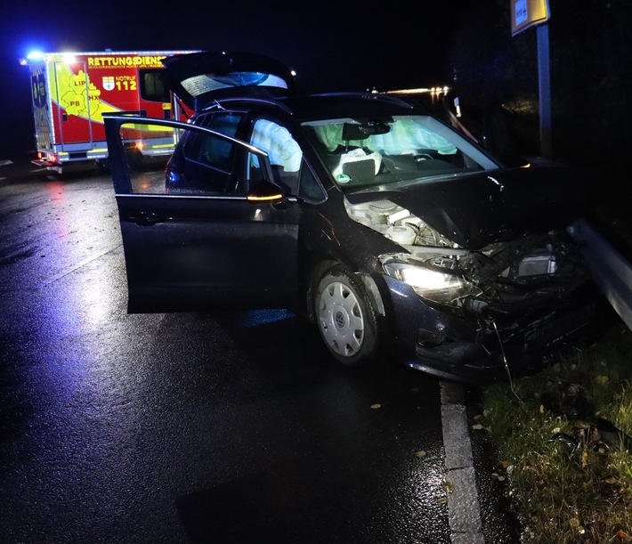 POL-HX: Zwei Verletzte nach Verkehrsunfall
