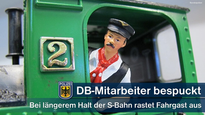 Bundespolizeidirektion München: DB-Mitarbeiter bespuckt und verletzt: S-Bahn-Verspätung und Fahrgeldnachforderung waren Anlass, dass zwei Fahrgäste ausrasteten