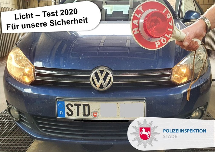 POL-STD: Licht - Test 2020 - Kampagne für mehr Sicherheit im Straßenverkehr