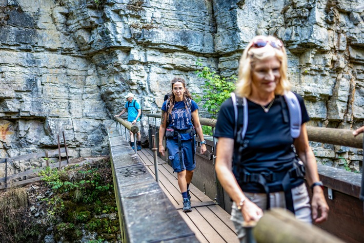 Wandern ohne Gepäck auf dem Schluchtensteig - entspannt durch eine der wildesten Landschaften Deutschlands