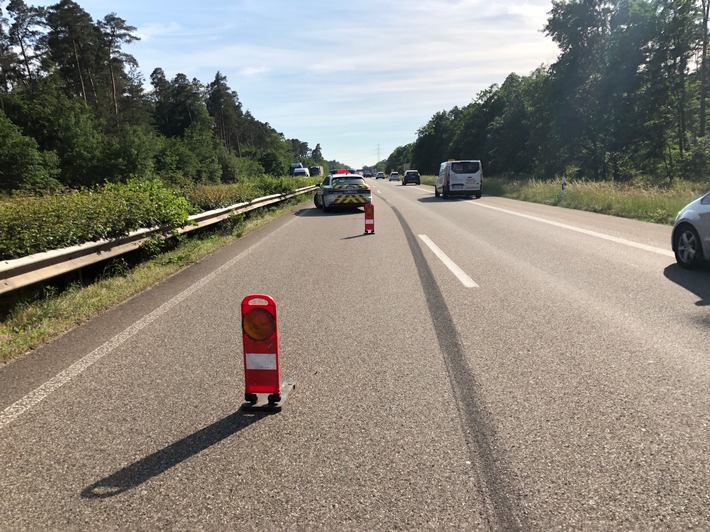 POL-PDLD: B9 bei Bellheim - Verkehrsunfall