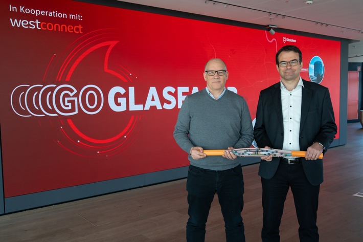 Westconnect und Vodafone Deutschland kooperieren für noch mehr Gigabit-Internet: Bis zu zwei Millionen Haushalte können bald Glasfaser-Internet von Vodafone im Westconnect-Netz buchen