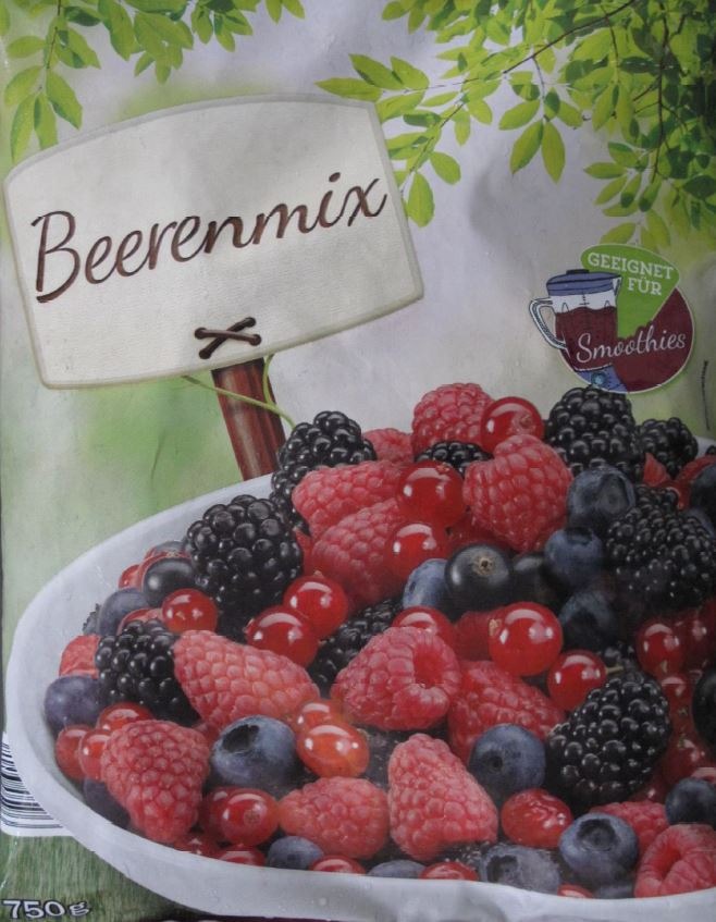 Der Hersteller Zumdieck GmbH informiert über einen Warenrückruf des Produktes &quot;Beerenmix, 750g&quot;