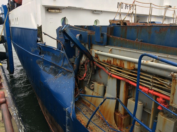 LWSPA M-V: Schiffsunfall vor der Insel Rügen