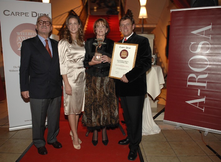 Preisverleihung: Grand SPA Resort A-ROSA Kitzbühel erhält Auszeichnung als &quot;Wellbeing-Hotel des Jahres&quot; des neuen Carpe Diem Wellbeing Guide 2007