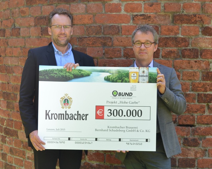 Die Natur braucht Hilfe: Krombacher spendet weitere 300.000 Euro für einzigartige Auen-Wildnis