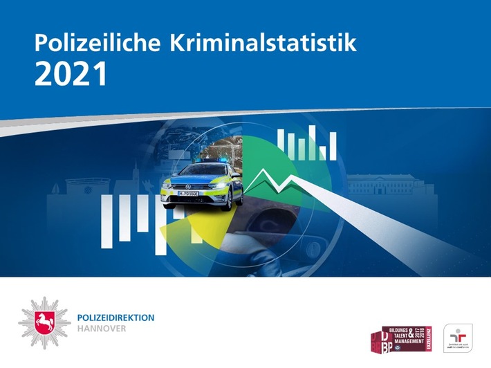 POL-H: Polizeiliche Kriminalstatistik (PKS) 2021 der Polizeidirektion (PD) Hannover