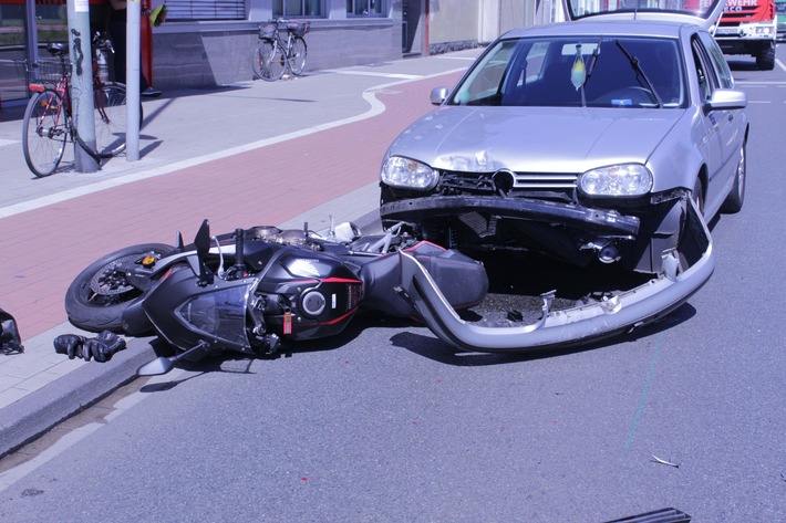 POL-DU: Neumühl/Wanheimerort: Motorradunfälle - Zwei Fahrer verletzt