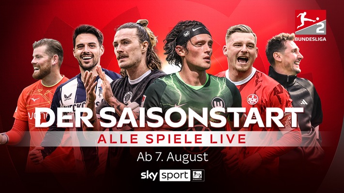 Die 2. Bundesliga 2026/27 auf Sky Sport: VfL Bochum und Hertha BSC eröffnen am Freitagabend die neue Saison