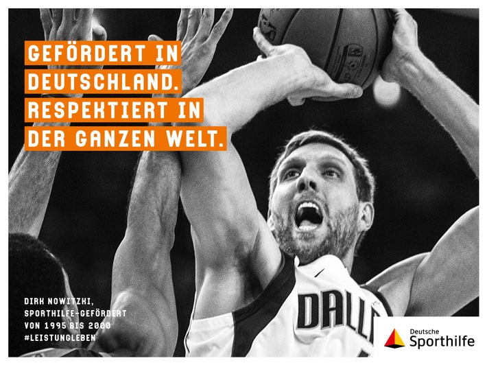 #leistungleben - Sporthilfe-Markenkampagne mit Basketball-Legende Dirk Nowitzki