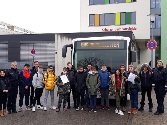 POL-WOB: Dreizehn neue Busbegleiter an der Hauptschule Vorsfelde