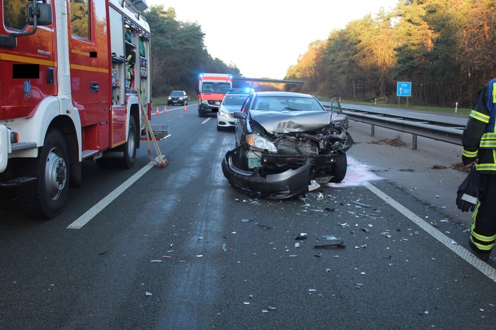 POL-PDKL: A62/Hütschenhausen, Hoher Sachschaden bei Auffahrunfall