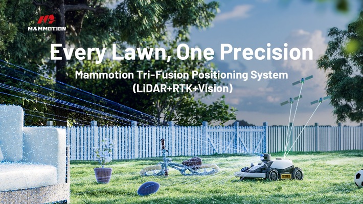 Weltpremiere auf der IFA: MAMMOTION präsentiert sein neues Tri-Fusion Positionierungssystem