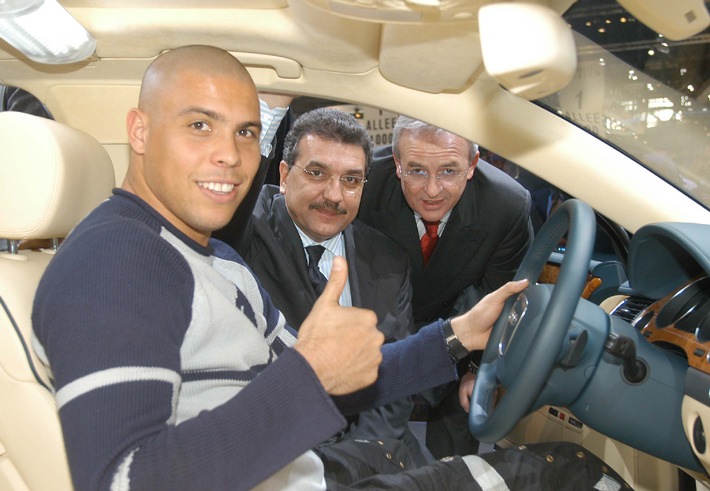 Real Madrid Spieler zu Besuch am Messestand des Sponsorpartners Audi beim Autosalon in Genf