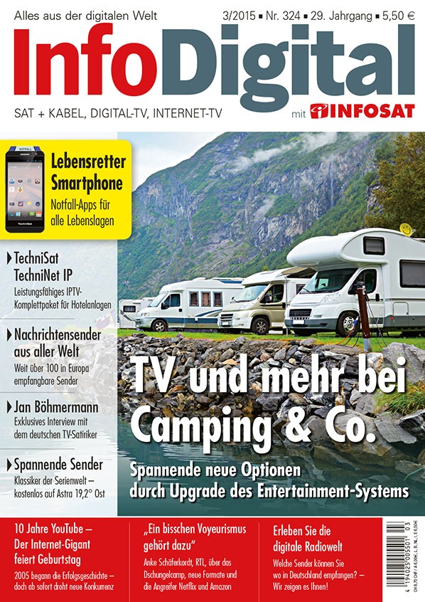 InfoDigital - Ausgabe März 2015 im Handel - TV und mehr bei Camping &amp; Co.