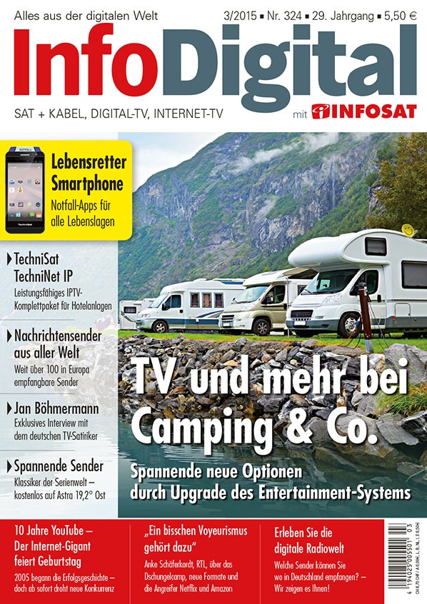 InfoDigital - Ausgabe März 2015 im Handel - TV und mehr bei Camping & Co.