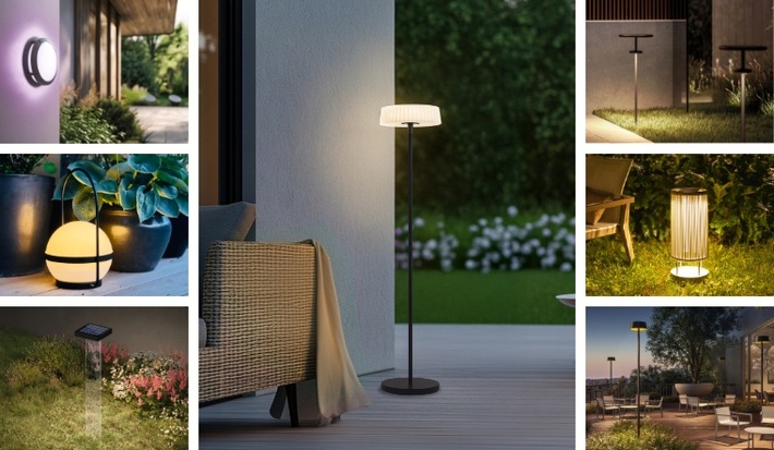 Gartenflair mit Solar: Lampenwelt.de präsentiert stromunabhängige Outdoorleuchten