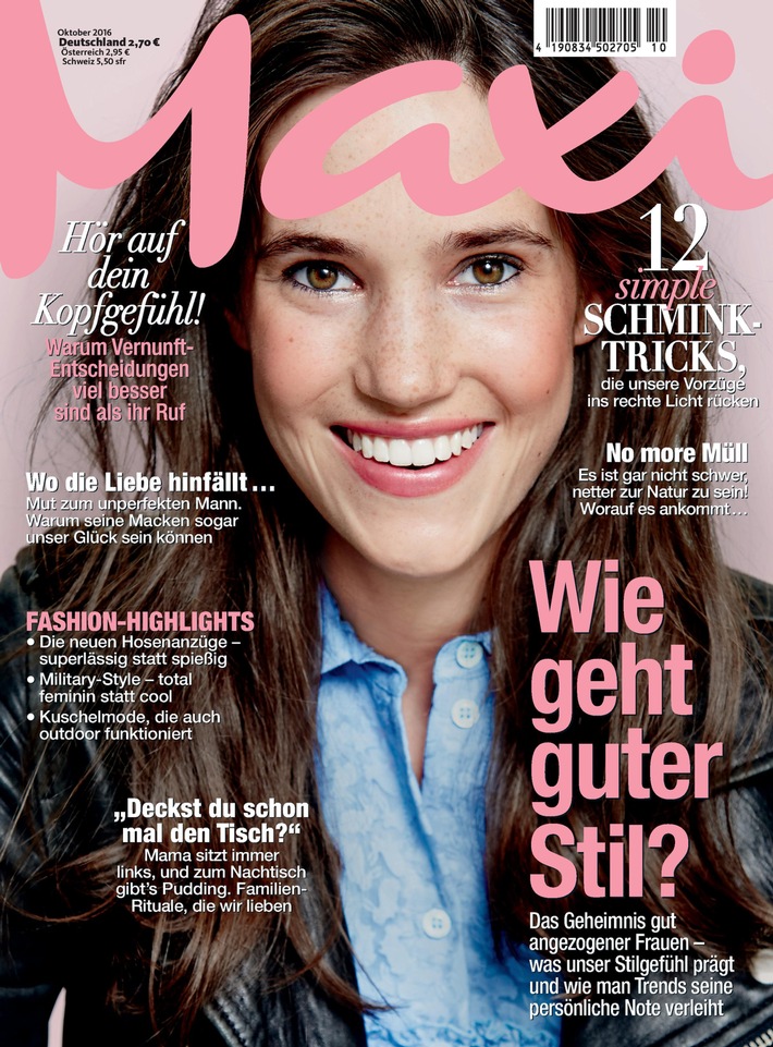 Jana Pallaske sucht mit der Frauenzeitschrift Maxi &amp; Artdeco das Covergirl 2016 / Kick-off der Maxi Fashion &amp; Style Tour am 1. September in Berlin