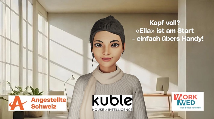 Gesund arbeiten: Ein KI-Avatar für die Psyche