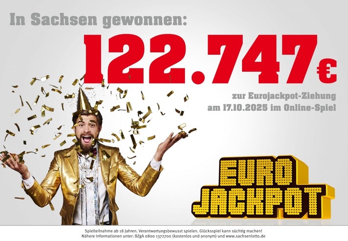 Chemnitzer gewinnt 122.747 Euro bei Eurojackpot