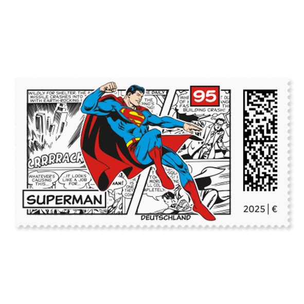 PM: Superman fliegt auf Briefmarken