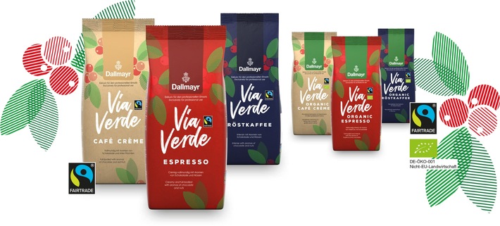 NEU: Dallmayr Via Verde jetzt mit Fairtrade-Siegel