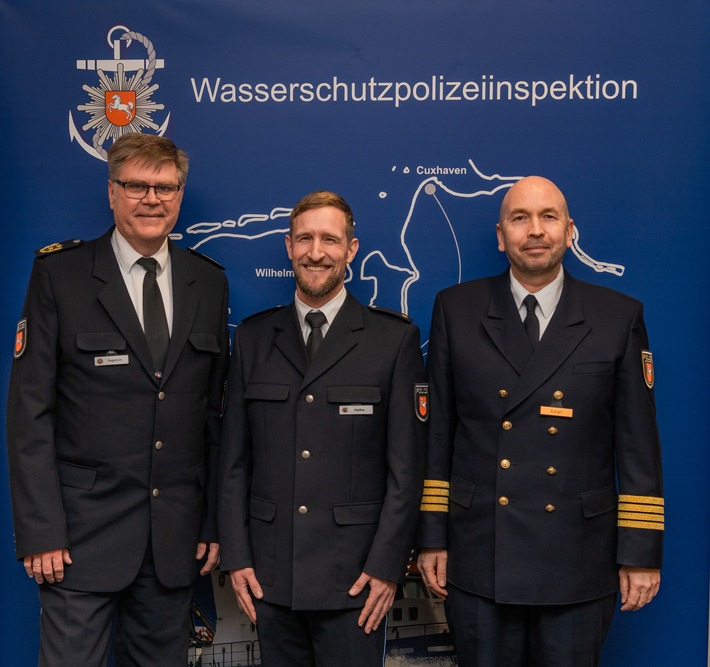 POL-OLD: +++ Neubesetzung im Einsatzbereich der Wasserschutzpolizei: Polizeipräsident Andreas Sagehorn führt Fabian Heike in sein neues Amt ein +++