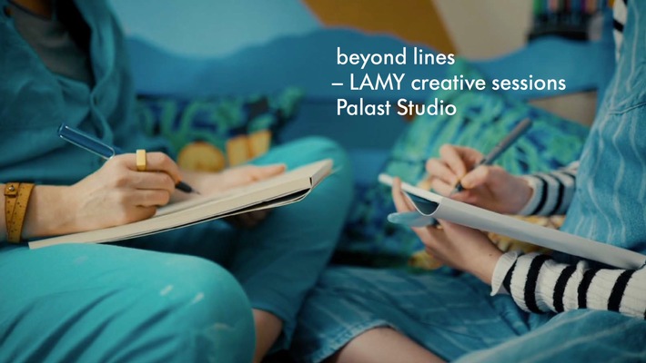 Ab November 2023 ist Lamy offizieller Bildungspartner des Kunstpalastes Düsseldorf / Lamy und das Museum haben eine Workshop-Reihe "beyond lines - LAMY creative sessions" im Palast Studio konzipiert