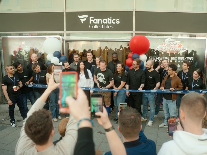 FANATICS COLLECTIBLES eröffnet ersten Pop-up-Store in München und bringt "The Hobby" mit Topps-Sammelkarten nach Deutschland
