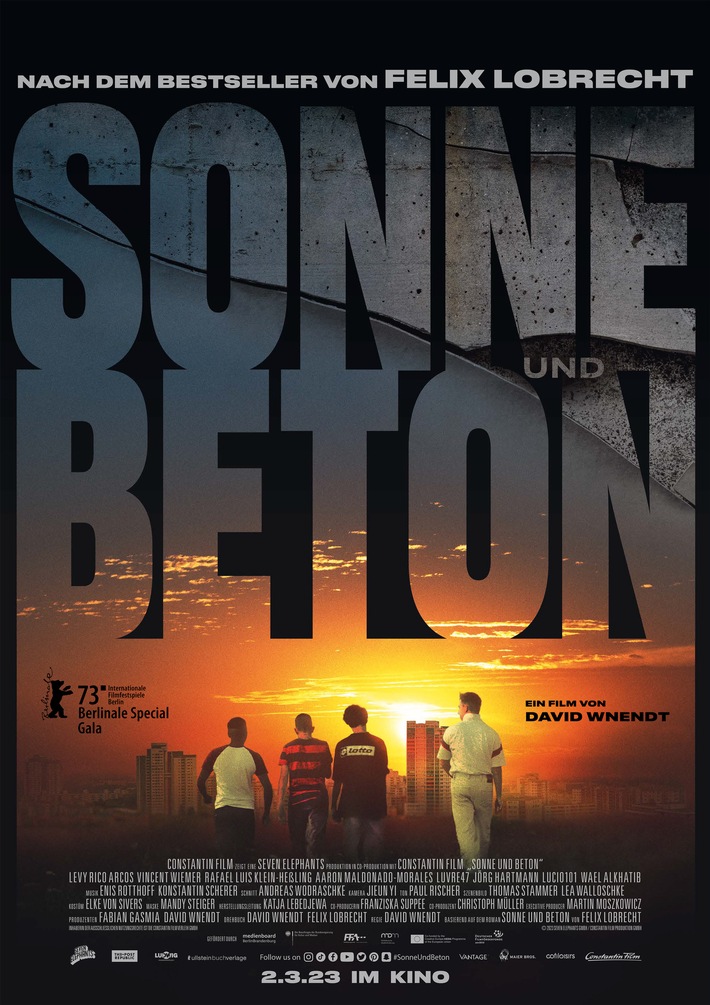 Nach dem Roman von Felix Lobrecht: SONNE UND BETON startet am 2. März im Kino / Bestsellerverfilmung feiert Weltpremiere auf der Berlinale