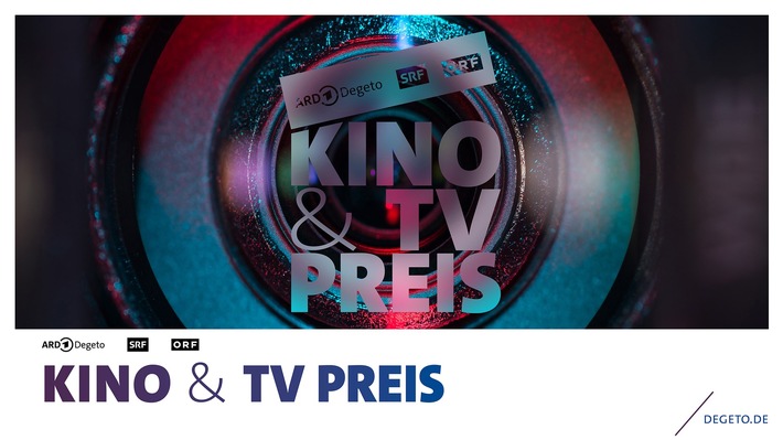 ARD Degeto, SRF & ORF kündigen gemeinsamen "KINO- & TV-PREIS" an