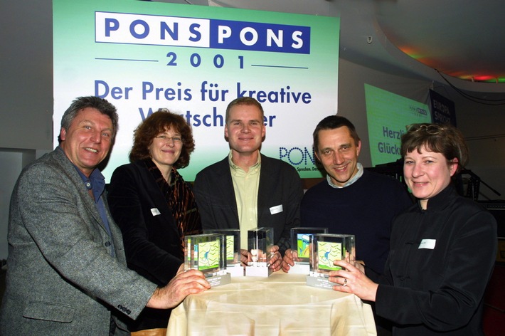 K-Frage - Teuro - Karasex: Medienpreis "PONS PONS 2001" für neun kreative Wortschöpfer