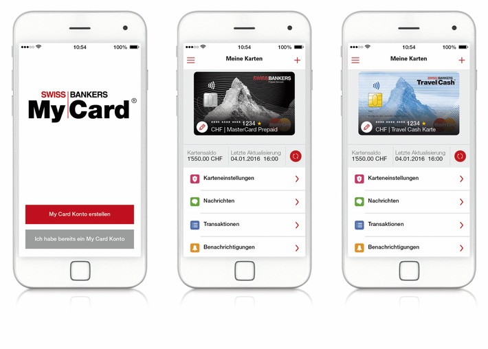 Swiss Bankers Prepaid Services: Die neue App «My Card» ist lanciert