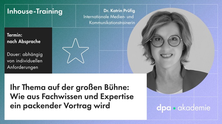 Kommunikationstraining für Speaker | dpa-Akademie