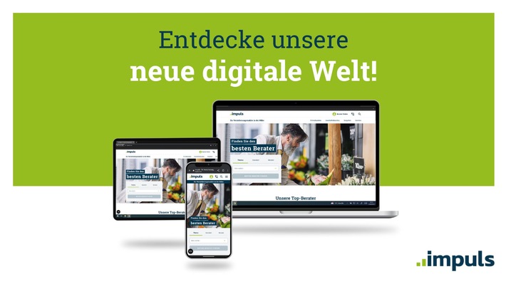 impuls Finanzmanagement AG präsentiert zukunftsweisendes digitales Ökosystem und schärft Positionierung als "Versicherungsmakler in der Nähe" - Hybrider Vertriebsansatz und Inbound Marketing im Fokus