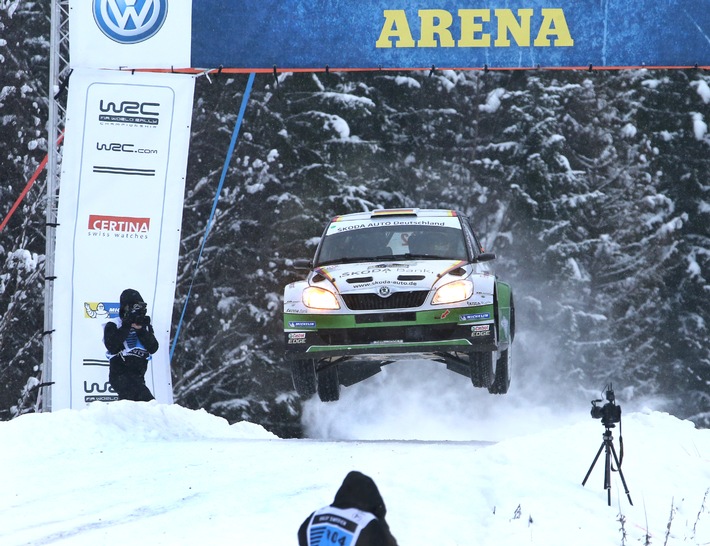 Starkes Schweden-Debüt: Wiegand/Christian holen in der WRC 2-Meisterschaft Platz drei (BILD)